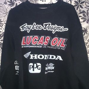 Vintage Troy Lee Designs x Lucas Oil by Honda Racing Crewneck